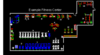 Fitness Center Example Design image